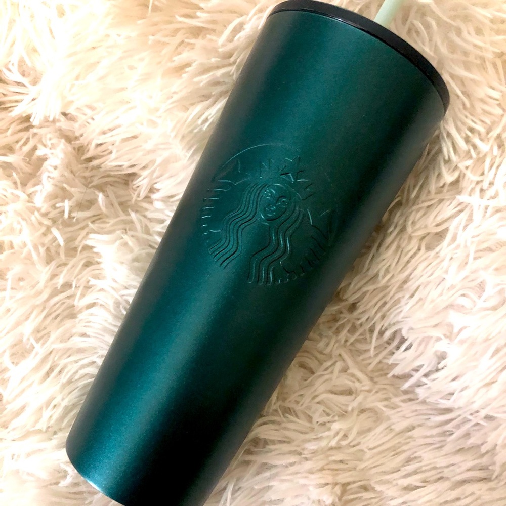 Venti METAL Emerald Green Starbucks Tumbler